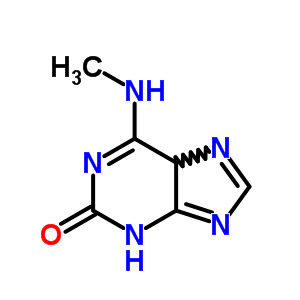 2H-purin-2-one,1,3-dihydro-6-(methylamino)-Structure,24391-35-3Structure 2H-purin-2-one,1,3-dihydro-6-(methylamino)- Structure,24391-35-3Structure