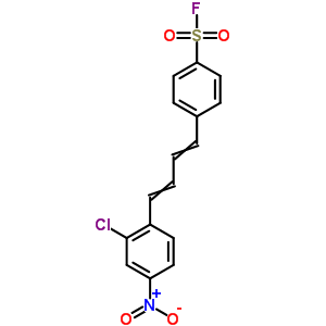 4-[4-(2-氯-4-硝基苯基)-1,3-丁二烯-1-基]-苯磺?；Y(jié)構(gòu)式_24892-96-4結(jié)構(gòu)式