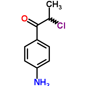 1-Propanone, 1-(4-aminophenyl)-2-chloro-(9ci)Structure,25021-66-3Structure 1-Propanone, 1-(4-aminophenyl)-2-chloro-(9ci) Structure,25021-66-3Structure
