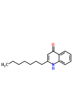2-庚基-4-羥基喹啉結構式_2503-80-2結構式