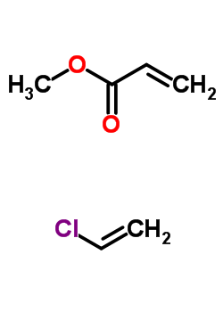 2-Propenoic acid, methyl ester, polymer with chloroetheneStructure,25035-98-7Structure 2-Propenoic acid, methyl ester, polymer with chloroethene Structure,25035-98-7Structure