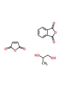 1,3-Isobenzofurandione, polymer with 2,5-furandione and 1,2-propanediolStructure,25037-66-5Structure 1,3-Isobenzofurandione, polymer with 2,5-furandione and 1,2-propanediol Structure,25037-66-5Structure