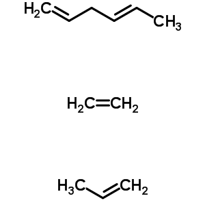 1,4-Hexadiene, polymer with ethene and 1-propeneStructure,25038-37-3Structure 1,4-Hexadiene, polymer with ethene and 1-propene Structure,25038-37-3Structure