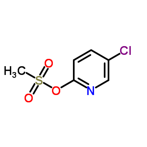 5-Chloro-2-methylsulfonyloxy-pyridineStructure,25171-74-8Structure 5-Chloro-2-methylsulfonyloxy-pyridine Structure,25171-74-8Structure