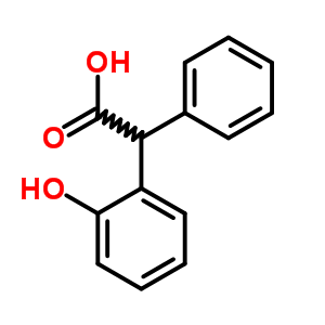 2-羥基-a-苯基苯乙酸結(jié)構(gòu)式_25173-82-4結(jié)構(gòu)式