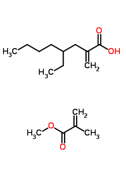 2-Methyl-2-propenoic acid methyl ester polymer with 2-ethylhexyl 2-propenoateStructure,25265-15-0Structure 2-Methyl-2-propenoic acid methyl ester polymer with 2-ethylhexyl 2-propenoate Structure,25265-15-0Structure