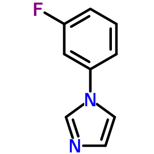 1-(3-氟苯基)咪唑結(jié)構(gòu)式_25372-42-3結(jié)構(gòu)式
