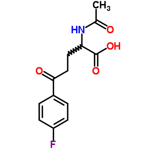 a-(乙?；被?-4-氟-d-氧代苯戊酸結(jié)構(gòu)式_2545-46-2結(jié)構(gòu)式