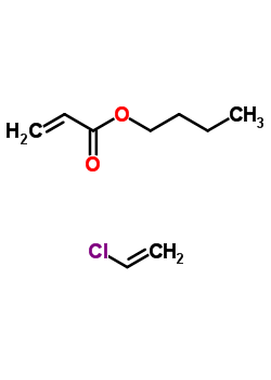 2-Propenoic acid butyl ester polymer with chloroetheneStructure,25702-34-5Structure 2-Propenoic acid butyl ester polymer with chloroethene Structure,25702-34-5Structure