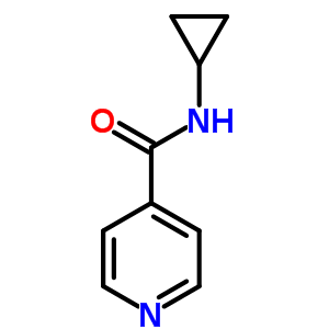 (9ci)-n-環(huán)丙基-4-吡啶羧酰胺結(jié)構(gòu)式_25764-75-4結(jié)構(gòu)式