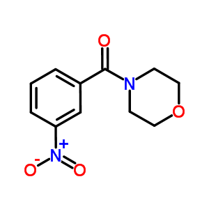 4-嗎啉(3-硝基苯基)-甲酮結構式_26162-90-3結構式