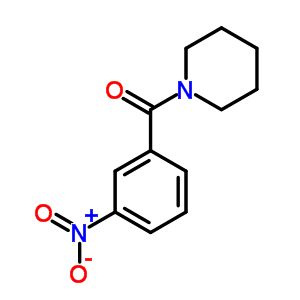 Methanone,(3-nitrophenyl)-1-piperidinyl-Structure,26163-45-1Structure Methanone,(3-nitrophenyl)-1-piperidinyl- Structure,26163-45-1Structure