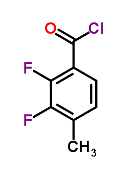 2,3-Difluoro-4-methylbenzoyl chlorideStructure,261763-38-6Structure 2,3-Difluoro-4-methylbenzoyl chloride Structure,261763-38-6Structure