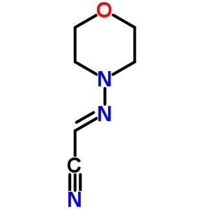 (4-嗎啉亞氨基)乙腈結(jié)構(gòu)式_26179-71-5結(jié)構(gòu)式