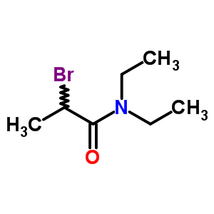 2-溴-N,N-二乙基-丙酰胺結(jié)構(gòu)式_2620-12-4結(jié)構(gòu)式