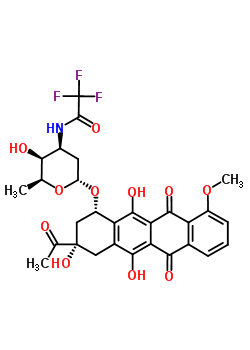 TrifluoroacetyldaunomycinStructure,26388-52-3Structure Trifluoroacetyldaunomycin Structure,26388-52-3Structure