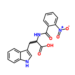 L-tryptophan,n-(2-nitrobenzoyl)-Structure,27261-93-4Structure L-tryptophan,n-(2-nitrobenzoyl)- Structure,27261-93-4Structure