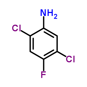 Benzenamine,2,5-dichloro-4-fluoro-Structure,2729-37-5Structure Benzenamine,2,5-dichloro-4-fluoro- Structure,2729-37-5Structure