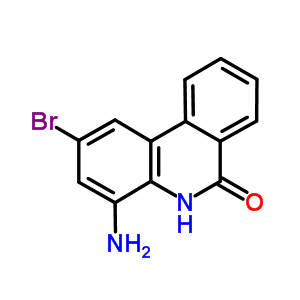 6(5H)-phenanthridinone,4-amino-2-bromo-Structure,27353-52-2Structure 6(5H)-phenanthridinone,4-amino-2-bromo- Structure,27353-52-2Structure