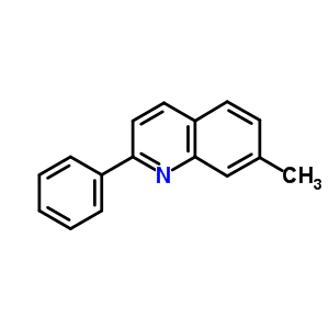 7-甲基-2-苯基喹啉結構式_27356-39-4結構式