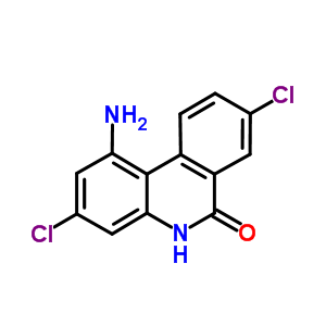 6(5H)-phenanthridinone,1-amino-3,8-dichloro-Structure,27375-04-8Structure 6(5H)-phenanthridinone,1-amino-3,8-dichloro- Structure,27375-04-8Structure