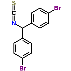 Benzene,1,1-(isothiocyanatomethylene)bis[4-bromo-Structure,28242-40-2Structure Benzene,1,1-(isothiocyanatomethylene)bis[4-bromo- Structure,28242-40-2Structure