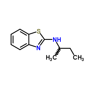 Benzothiazole, 2-(sec-butylamino)-(8ci) Structure,28291-73-8Structure