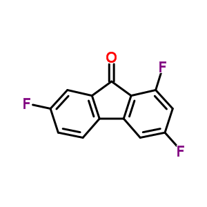 9H-fluoren-9-one,1,3,7-trifluoro-Structure,2841-37-4Structure 9H-fluoren-9-one,1,3,7-trifluoro- Structure,2841-37-4Structure