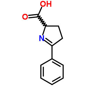 2H-pyrrole-2-carboxylicacid, 3,4-dihydro-5-phenyl-, hydrochlorideStructure,2847-90-7Structure 2H-pyrrole-2-carboxylicacid, 3,4-dihydro-5-phenyl-, hydrochloride Structure,2847-90-7Structure