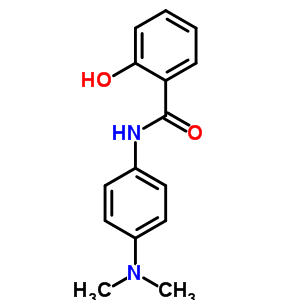 N-[4-(二甲基氨基)苯基]-2-羥基-苯甲酰胺結(jié)構(gòu)式_2867-96-1結(jié)構(gòu)式