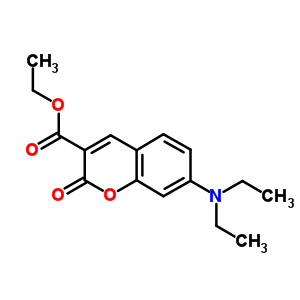 7-(二乙胺基)香豆素-3-甲酸乙酯結(jié)構(gòu)式_28705-46-6結(jié)構(gòu)式