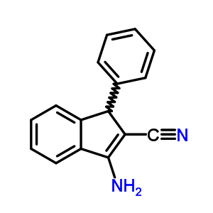 1H-indene-2-carbonitrile,3-amino-1-phenyl-Structure,28858-04-0Structure 1H-indene-2-carbonitrile,3-amino-1-phenyl- Structure,28858-04-0Structure