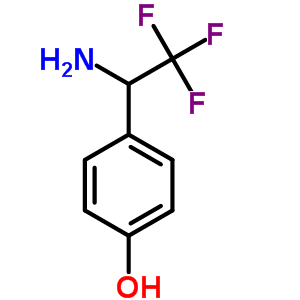 4-(1-Amino-2,2,2-trifluoroethyl)phenolStructure,294175-07-8Structure 4-(1-Amino-2,2,2-trifluoroethyl)phenol Structure,294175-07-8Structure