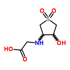 (4-Hydroxy-1,1-dioxo-tetrahydro-1lambda*6*-thiophen-3-ylamino)-acetic acidStructure,294669-00-4Structure (4-Hydroxy-1,1-dioxo-tetrahydro-1lambda*6*-thiophen-3-ylamino)-acetic acid Structure,294669-00-4Structure