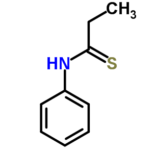 N-苯基-丙烷硫代酰胺結(jié)構(gòu)式_2955-69-3結(jié)構(gòu)式