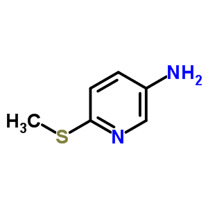 2-(甲基硫代)-5-氨基吡啶結(jié)構(gòu)式_29958-08-5結(jié)構(gòu)式