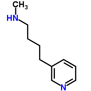n-甲基-3-吡啶丁胺結(jié)構(gòu)式_3000-74-6結(jié)構(gòu)式