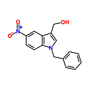 (1-Benzyl-5-nitro-1h-3-indolyl)methanol Structure,300664-55-5Structure
