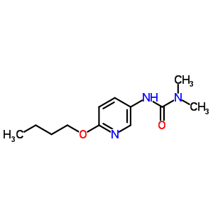 Urea,n-(6-butoxy-3-pyridinyl)-n,n-dimethyl-Structure,30180-75-7Structure Urea,n-(6-butoxy-3-pyridinyl)-n,n-dimethyl- Structure,30180-75-7Structure