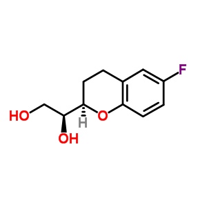 (1’S,2r)-2-(1’,2’-dihydroxyethyl)-6-fluorochromaneStructure,303176-43-4Structure (1’S,2r)-2-(1’,2’-dihydroxyethyl)-6-fluorochromane Structure,303176-43-4Structure
