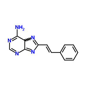 9H-purin-6-amine,8-(2-phenylethenyl)-Structure,30466-96-7Structure 9H-purin-6-amine,8-(2-phenylethenyl)- Structure,30466-96-7Structure