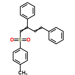 1-[(2,4-二苯基-1,3-丁二烯-1-基)磺?；鵠-4-甲基-苯結(jié)構(gòu)式_3048-30-4結(jié)構(gòu)式