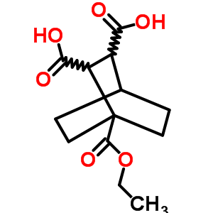 雙環(huán)[2.2.2]辛烷-1,2,3-三羧酸, 1-乙酯結(jié)構(gòu)式_3048-85-9結(jié)構(gòu)式