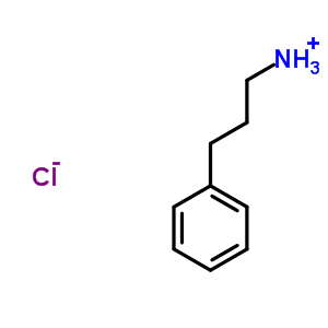3-苯基-1-丙胺鹽酸鹽結構式_30684-05-0結構式