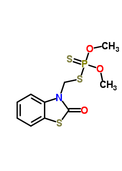 Dithiophosphoric acid o,o-dimethyl s-(2-oxobenzothiazol-3(2h)-ylmethyl) esterStructure,30725-72-5Structure Dithiophosphoric acid o,o-dimethyl s-(2-oxobenzothiazol-3(2h)-ylmethyl) ester Structure,30725-72-5Structure