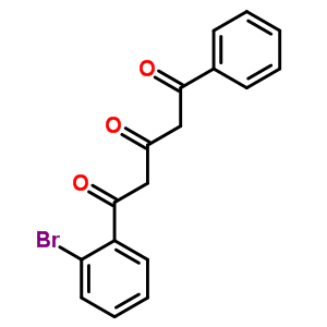 1-(2-溴苯基)-5-苯基-1,3,5-戊三酮結(jié)構(gòu)式_30866-57-0結(jié)構(gòu)式