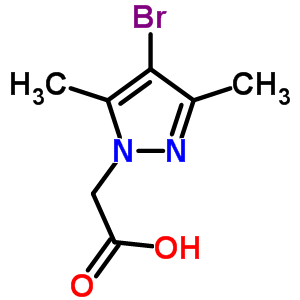 (4-Bromo-3,5-dimethyl-1H-pyrazol-1-yl)acetic acidStructure,312309-43-6Structure (4-Bromo-3,5-dimethyl-1H-pyrazol-1-yl)acetic acid Structure,312309-43-6Structure