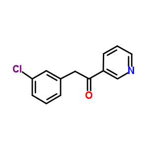 2-(3-Chlorophenyl)-1-(3-pyridinyl)-1-ethanoneStructure,31251-55-5Structure 2-(3-Chlorophenyl)-1-(3-pyridinyl)-1-ethanone Structure,31251-55-5Structure