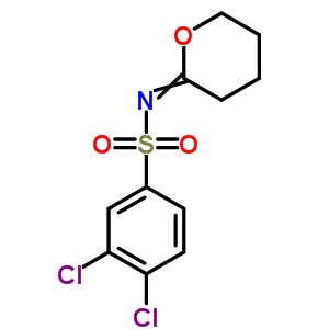 3,4-二氯-N-(四氫-2H-吡喃-2-基)-苯磺酰胺結(jié)構(gòu)式_3128-52-7結(jié)構(gòu)式