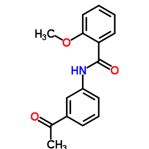 N-(3-acetylphenyl )-2-methoxybenzamideStructure,314022-80-5Structure N-(3-acetylphenyl )-2-methoxybenzamide Structure,314022-80-5Structure